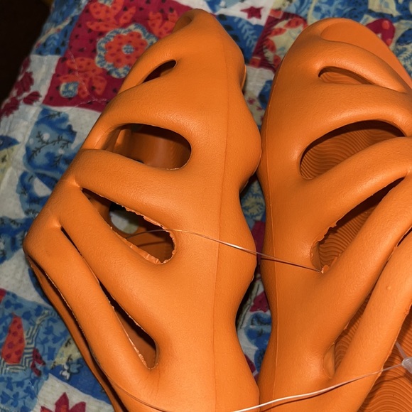 EVA Foam 450 Slide Caged Unbranded Sandals New Rust Burnt Orange - Picture 12 of 17